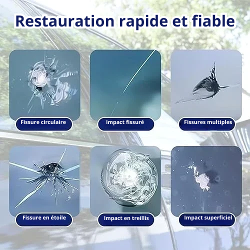 Application du kit réparation fissures